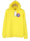 Yellow Cotton Hoodie