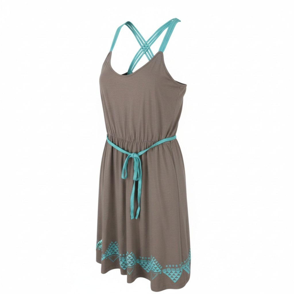 Graues Baumwollkleid