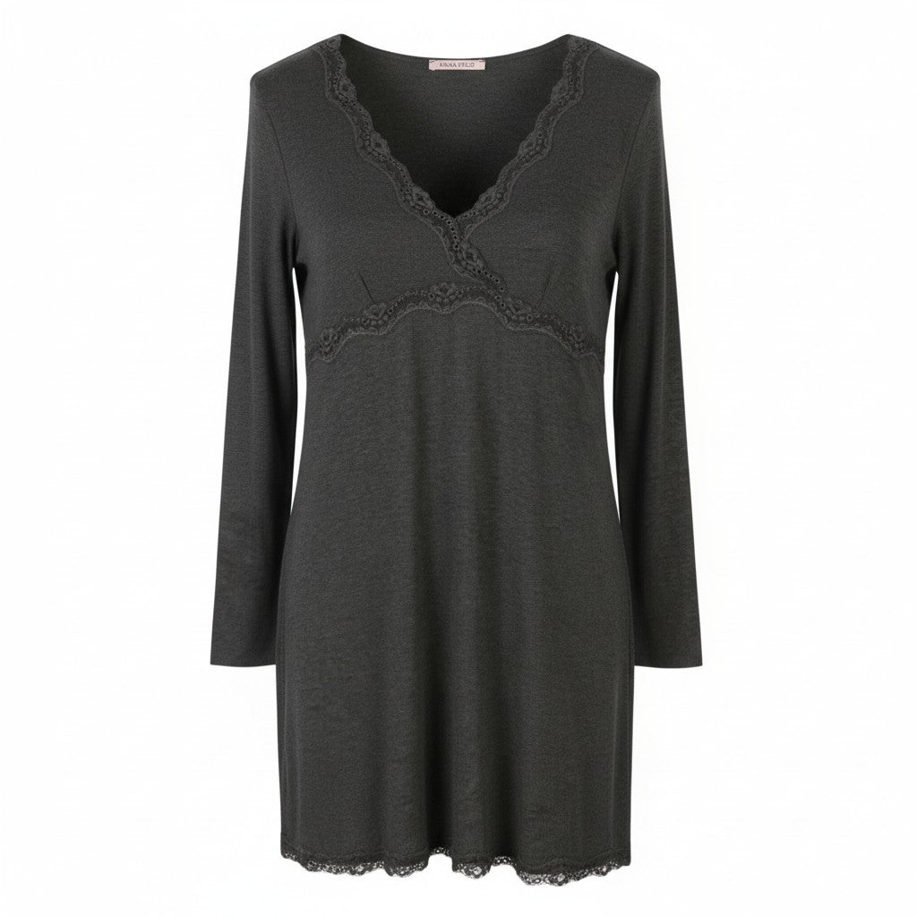 Grey Viscose Dress