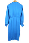 Dress Blue Aster Satin