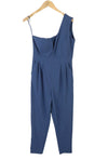 Blue Polyester Jumpsuit