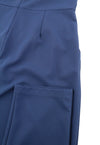 Blue Polyester Jumpsuit