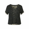 Black Cotton T-Shirt