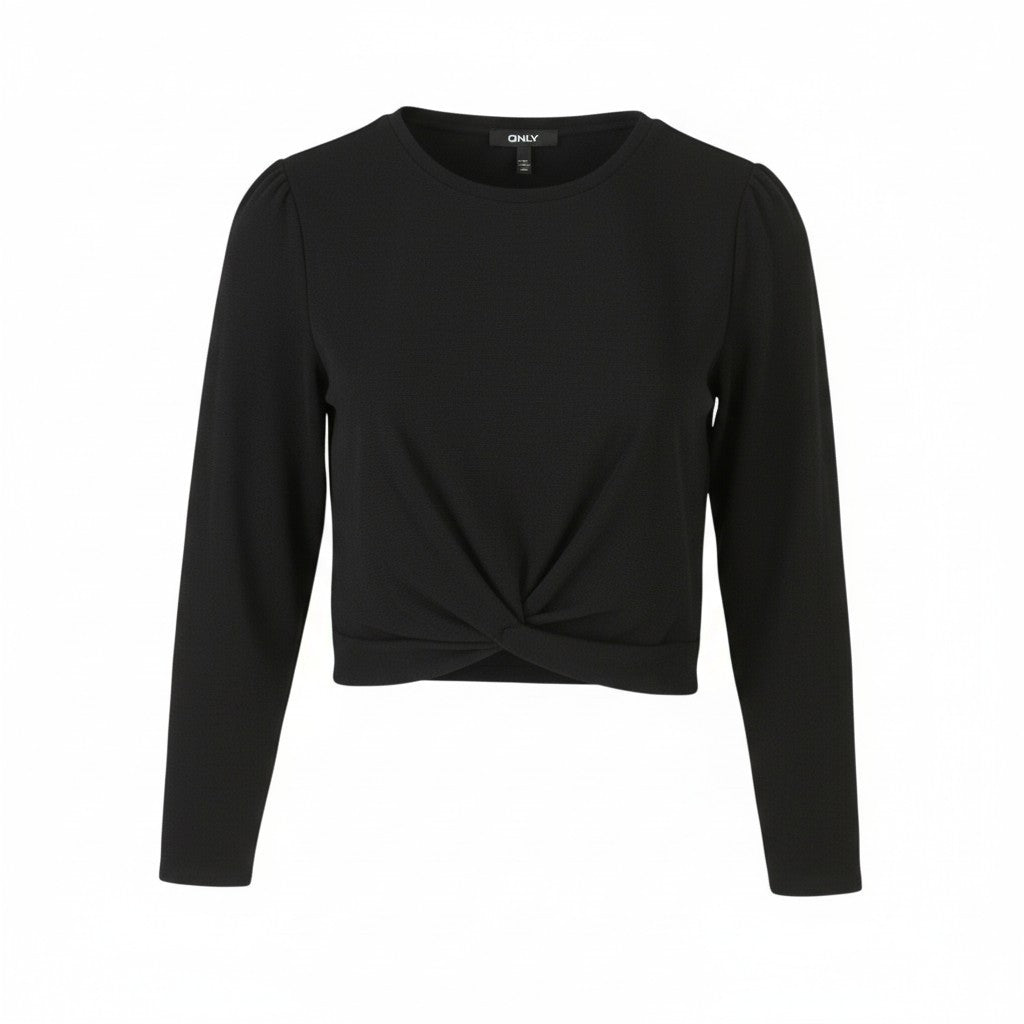 Bluse Queeny L/S Cropped Twist