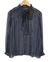 Blue Polyester Blouse