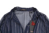 Blue Polyester Blouse