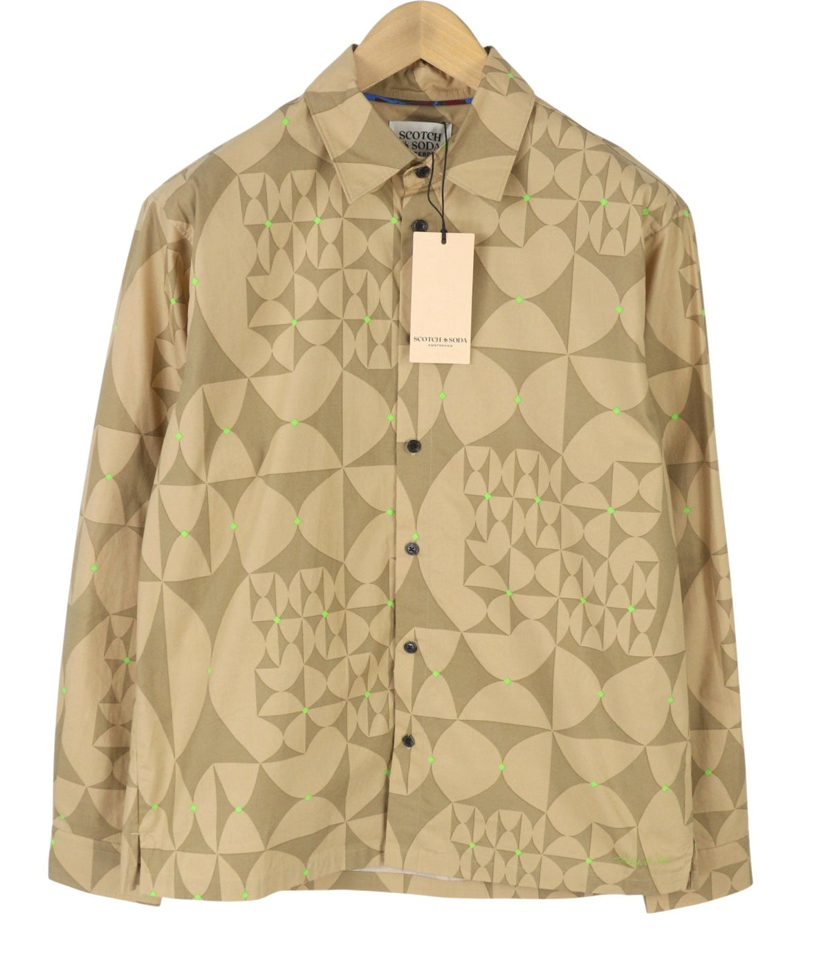 Beige Baumwolljacke