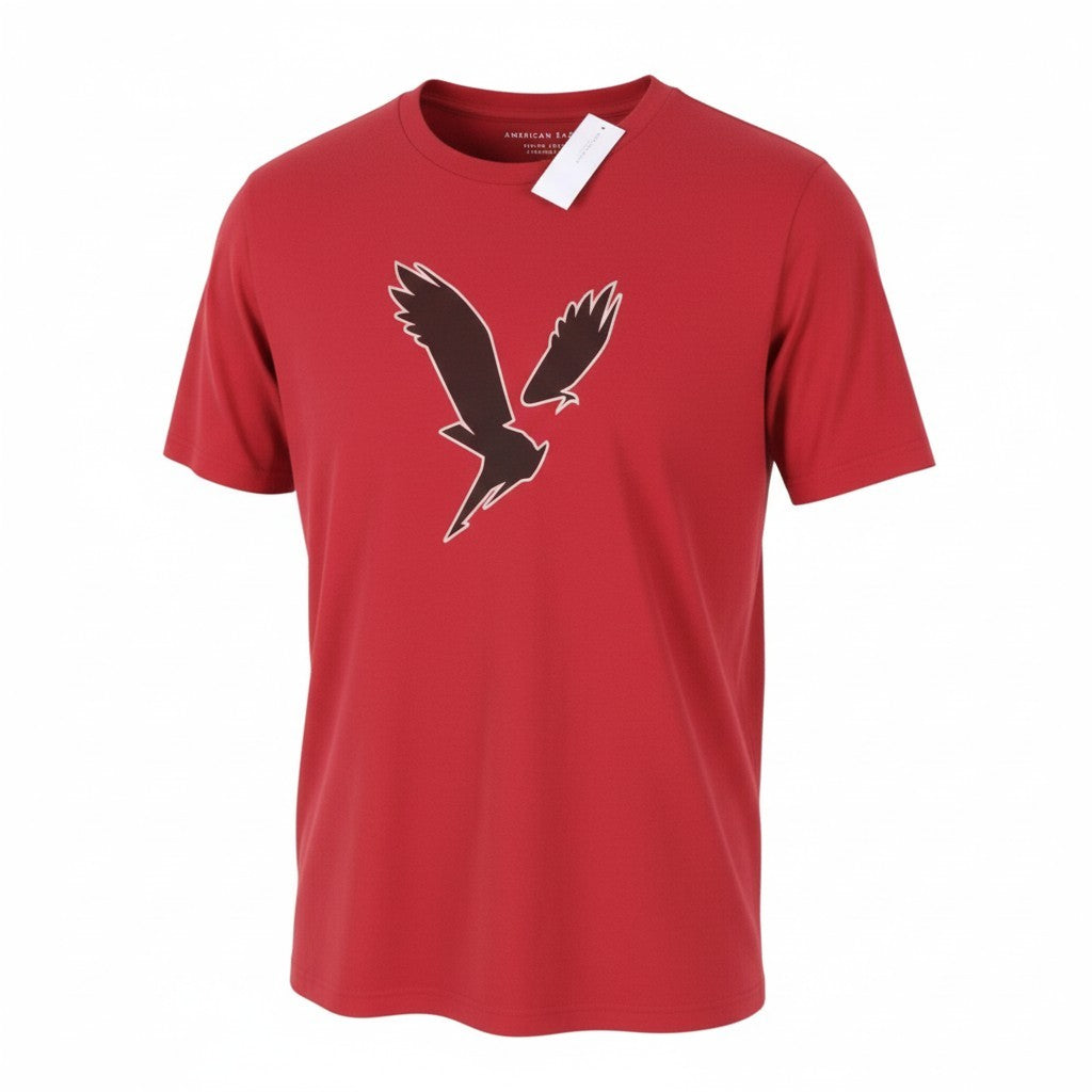 Rotes Baumwoll-T-Shirt
