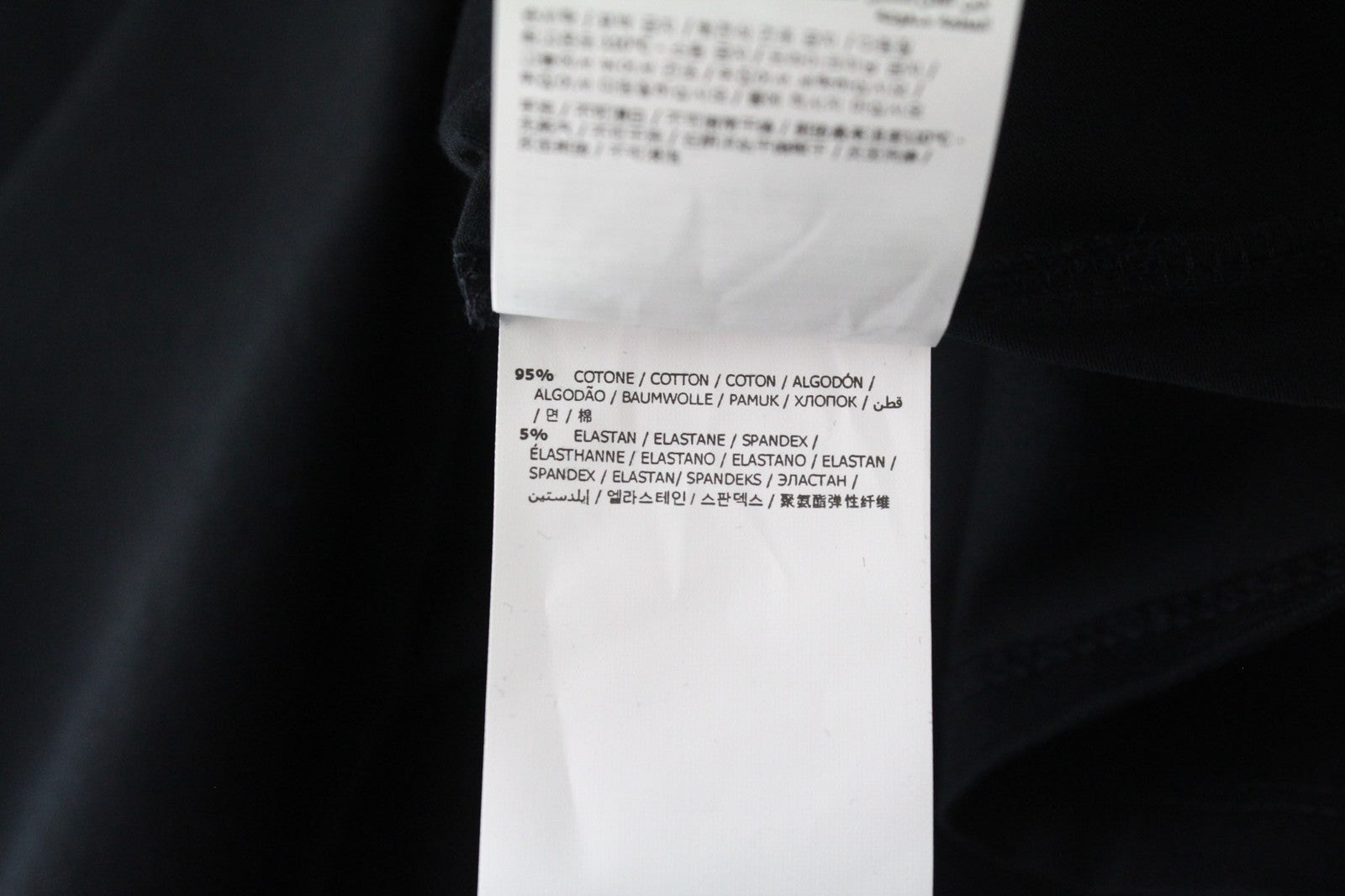 MARINA YACHTING Women's T-Shirt L Black Crew Neck Jersey Rhinestone Pullover