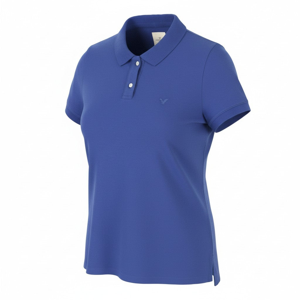Blaues T-Shirt aus Baumwolle