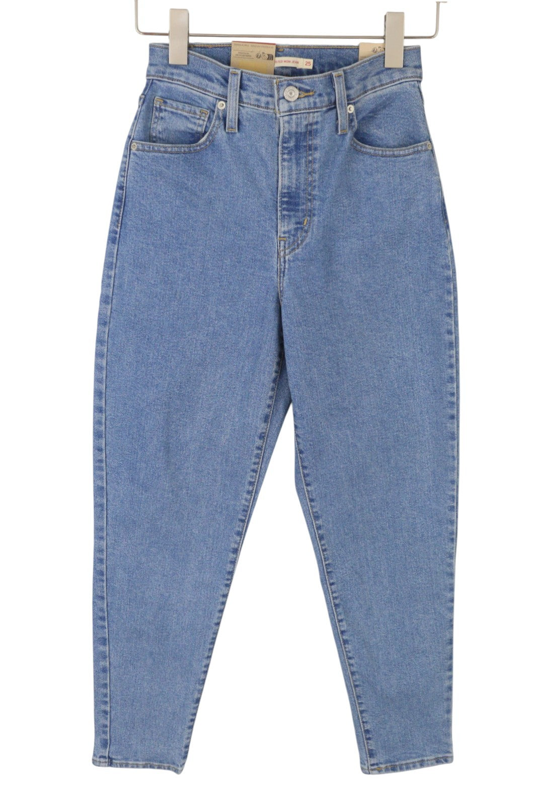 Jeans mit hoher Taille im Mom-Schnitt