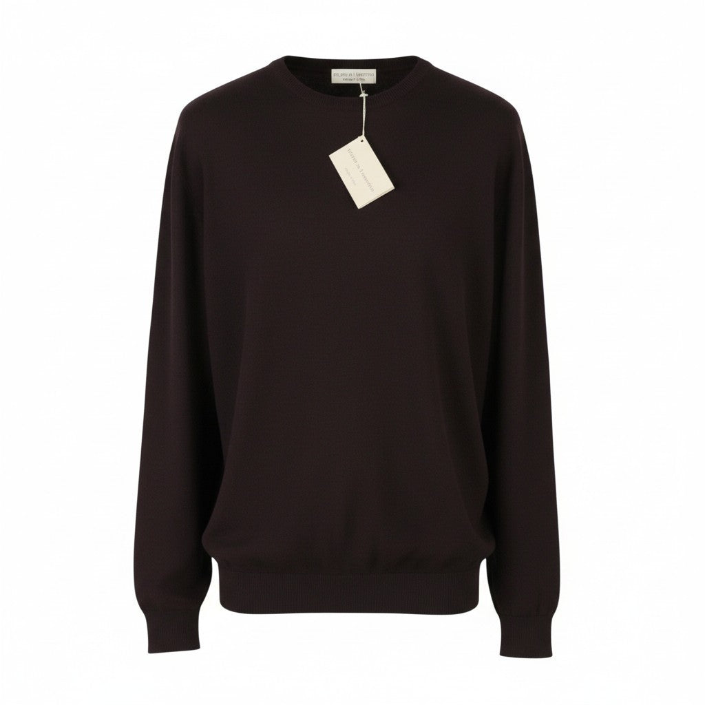 Brauner Strickpullover