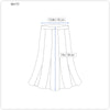 Black Viscose Skirt