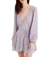 Purple Viscose Romper