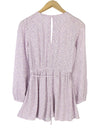 Purple Viscose Romper
