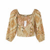 Brown Cotton Blouse