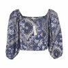 Blue Cotton Blouse