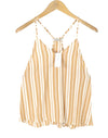 Beige Viscose T-Shirt