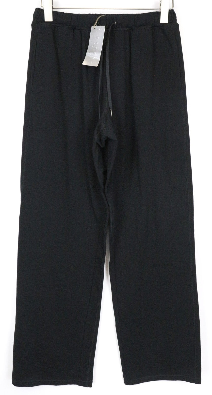 RICHMOND Men's Jogger Pants Black L Cotton Stretch Pull-On with Drawstrings