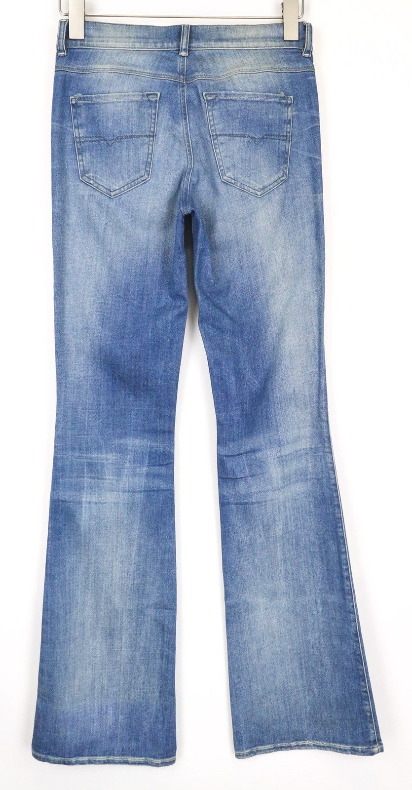 DIESEL Sandy-B 084GP Women's Slim Bootcut Jeans W27/L34 Blue Cotton Stretch