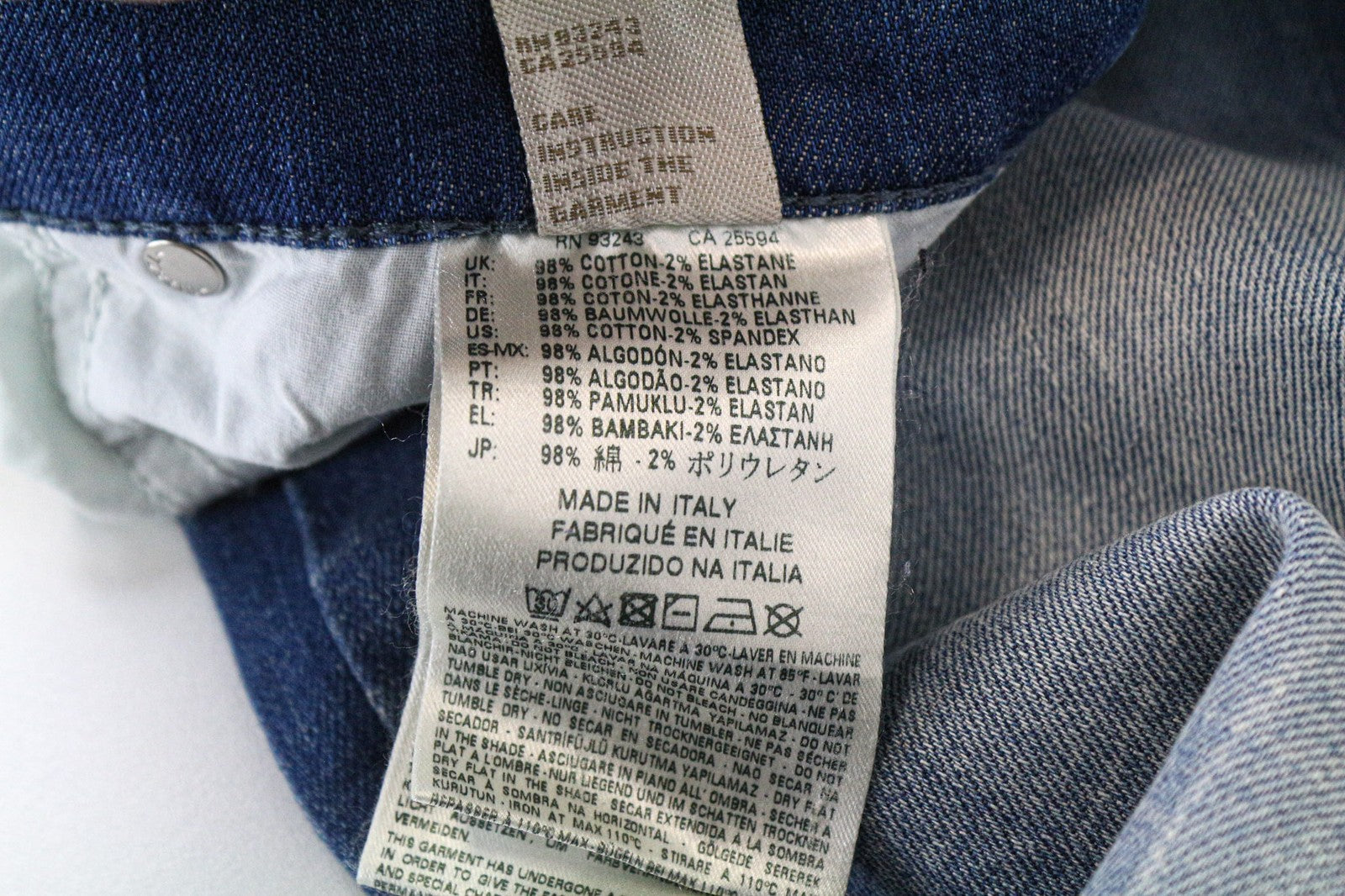 DIESEL Sandy-B 084GP Women's Slim Bootcut Jeans W27/L34 Blue Cotton Stretch