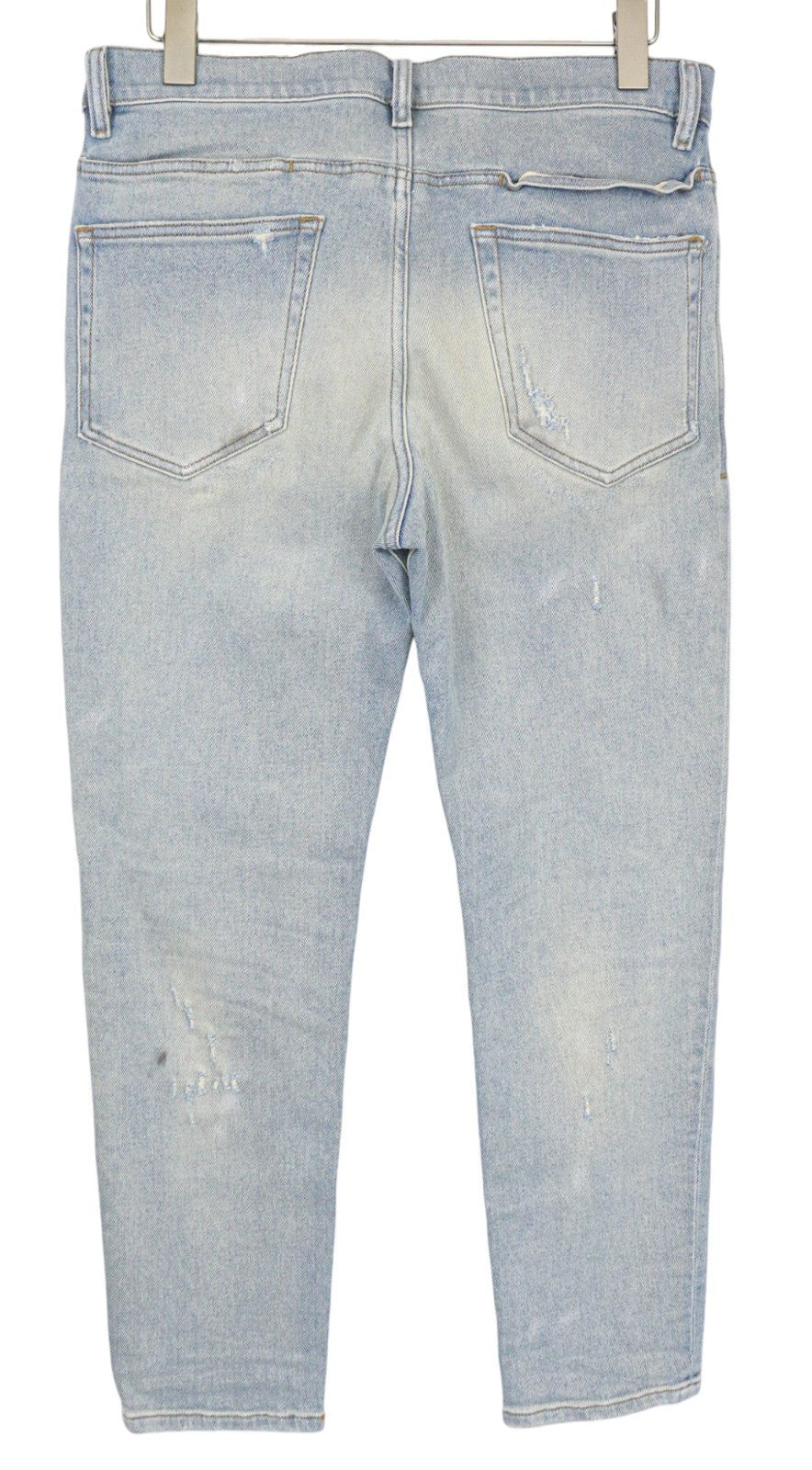 DIESEL D-Eetar 081AK Men's Tapered Jeans W32/L32 Blue Stretch Carrot Aged Look