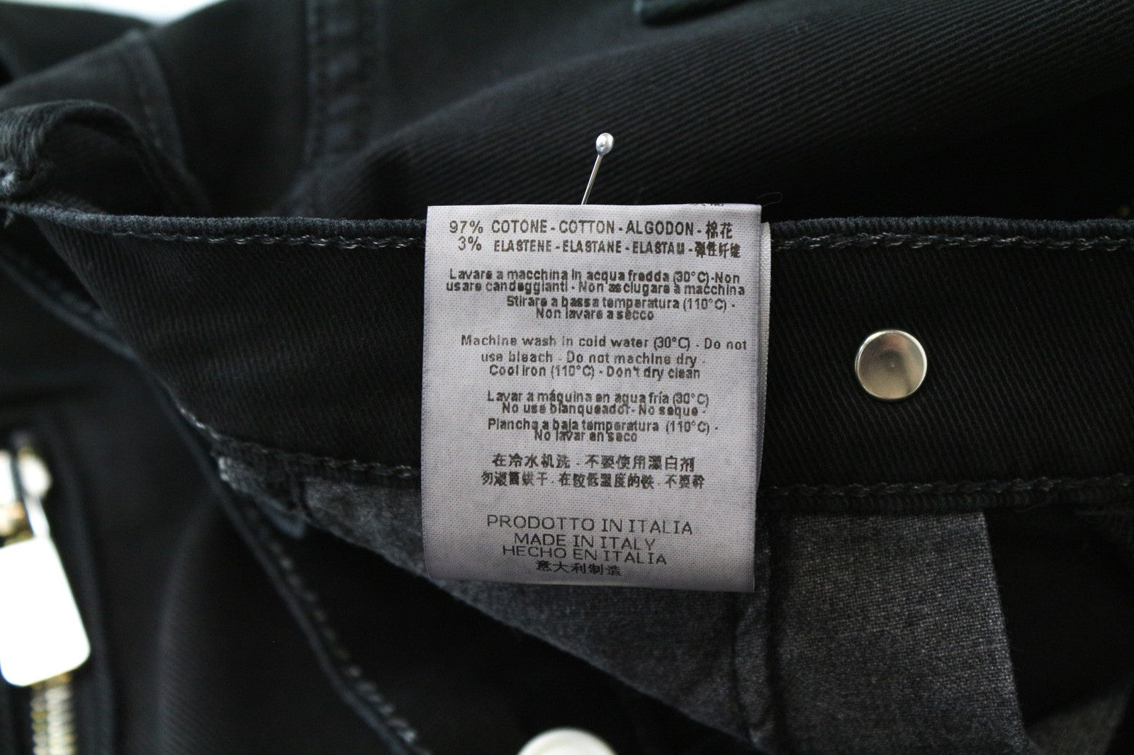 FRANKIE MORELLO Mekbuda Women's Jeans W26 Slim Skinny Black Cotton Stretch