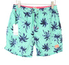 Blue Polyester Swimwear