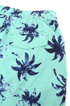Blue Polyester Swimwear