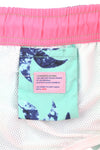 Blue Polyester Swimwear
