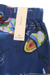 Blue Tencel Shorts