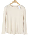 Beige Polyester Sweatshirt