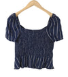Blue Viscose Blouse