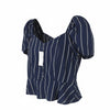 Blue Viscose Blouse