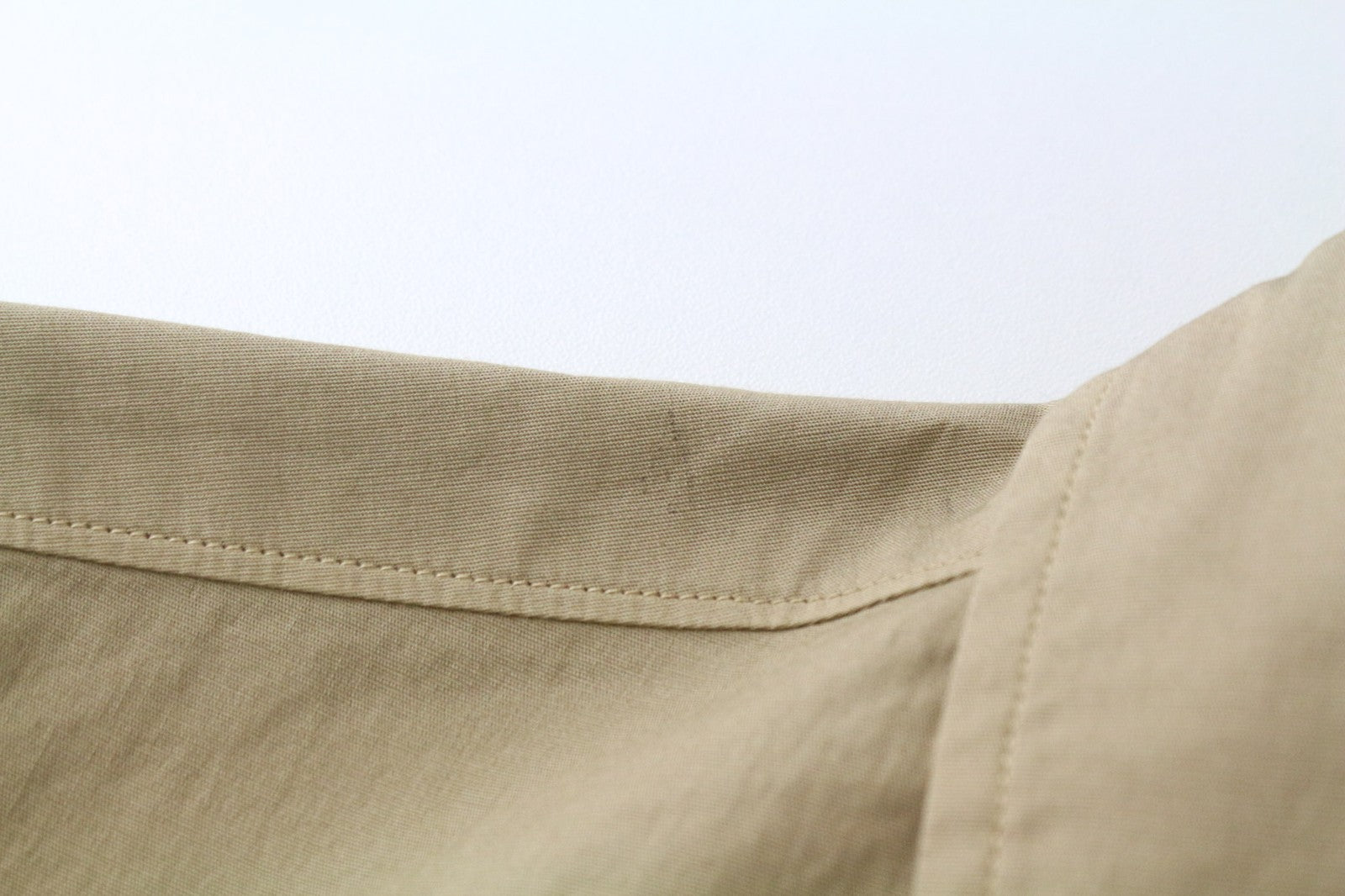 RICHMOND Men's Shirt L Light Brown Cotton Stretch Long Sleeve Buttoned