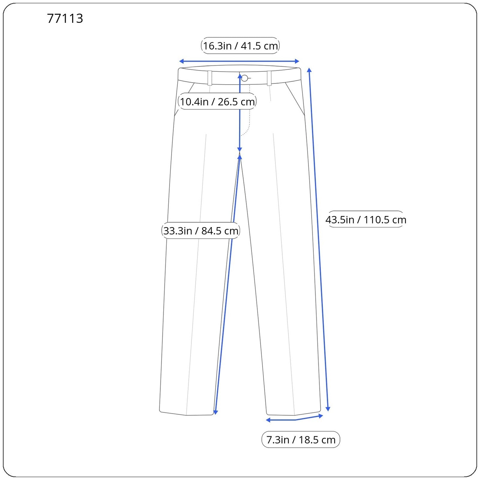 SUITSUPPLY Brescia Men's Trousers UK38R Blue Wool Pleated Lined Classic