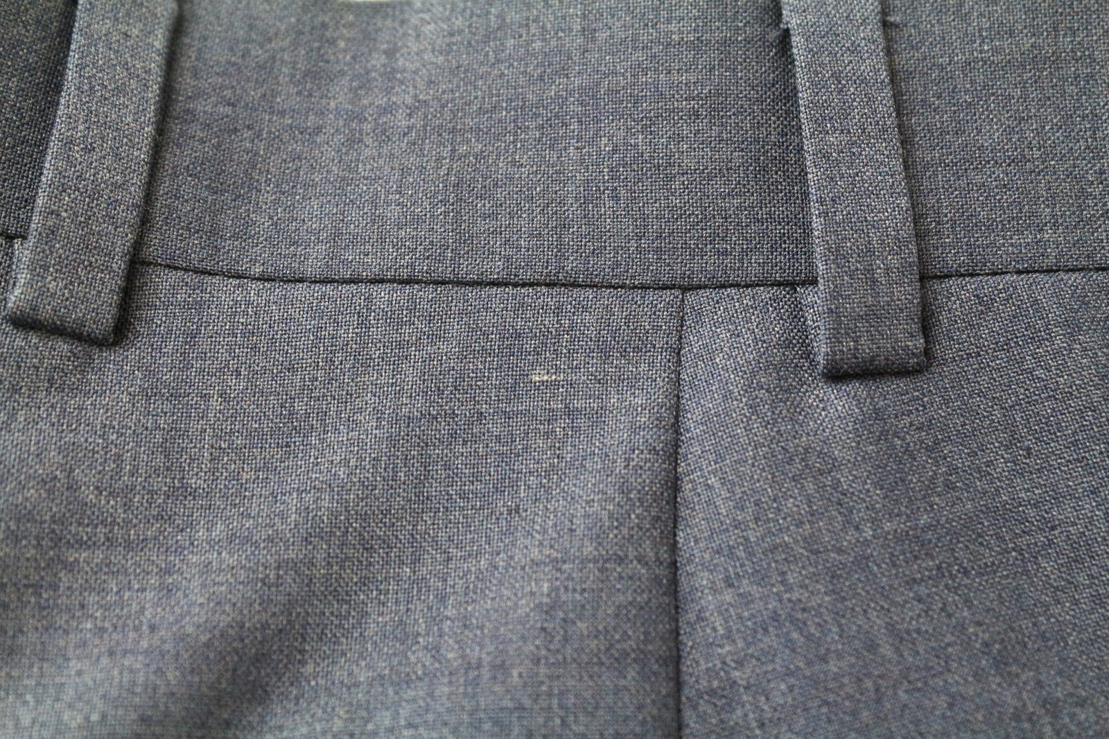 SUITSUPPLY Brescia Men's Trousers UK38R Blue Wool Pleated Lined Classic