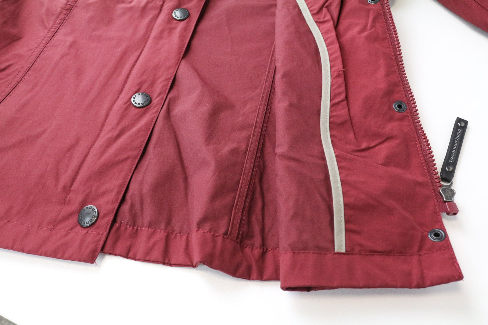 TUCANO URBANO Women's Jacket IT40 Red Cotton Blend Long Sleeve Single-Breasted