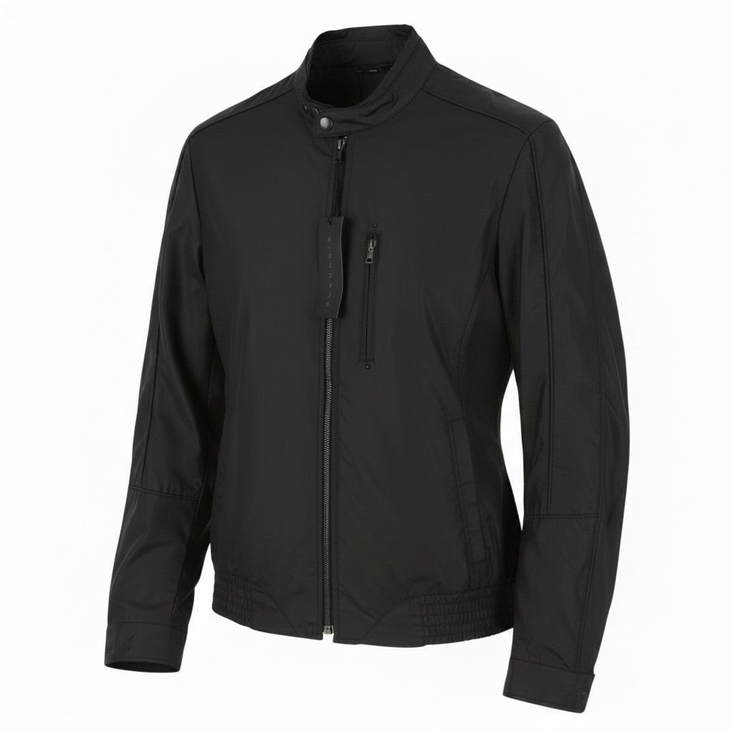 Schwarze Baumwolljacke