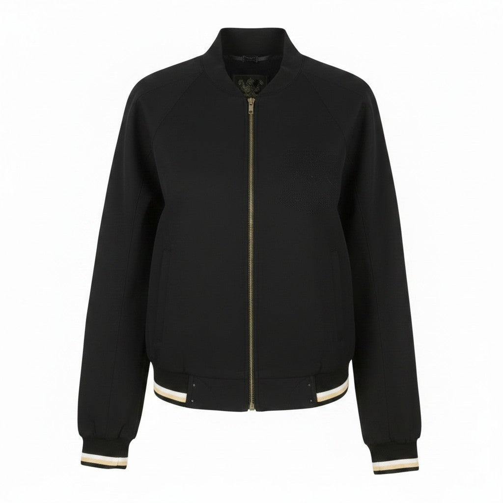 Schwarzer Leinenblazer