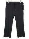 Black Wool Trousers