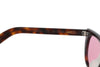 BRAIN DEAD Natto Brown Tortoise/Rose Women Sunglasses OS Leopard UV Lens