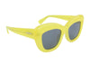 BRAIN DEAD Chibi Yellow/BLK Women Sunglasses OS Tinted Cat-Eye Frames