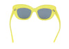 BRAIN DEAD Chibi Yellow/BLK Women Sunglasses OS Tinted Cat-Eye Frames
