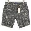 Grey Cotton Shorts