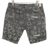 Grey Cotton Shorts
