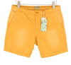 Orange Cotton Shorts