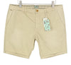 Beige Cotton Shorts