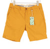 Orange Cotton Shorts