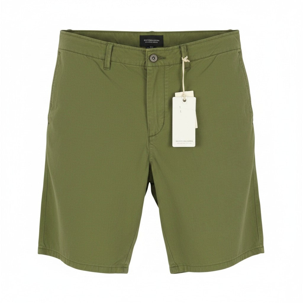 Grüne Baumwollshorts